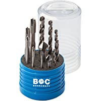 Bohrcraft – Broca de roscar (S HSS-CO5 rosca nevera Set-RG 12-M4 – M 10-12 piezas-41421430012- 12 unidades)